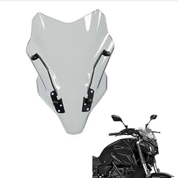 Amazon.com: Motorcycle Windscreen Windshield for Yamaha MT